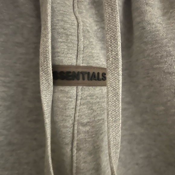 Essentials Gray Sweat Shorts - Picture 3 of 5